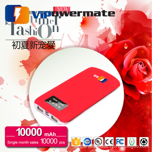 China new innovative product 10000mah fashionable usb portable power bank external battery for tablet